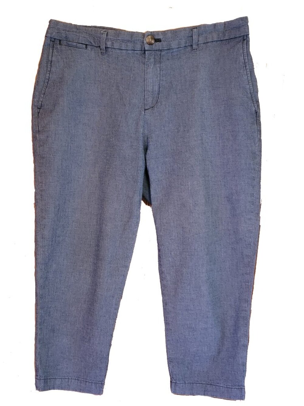 Heather Blue Capri Pants (sz 14)